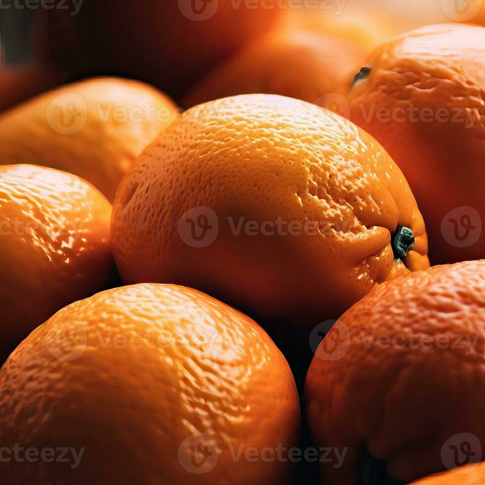 une bouquet de des oranges sont dans une pile avec un cette dit quot pêche citation sur le bas génératif ai photo