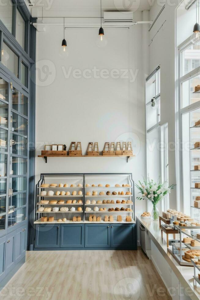 3d rendre pain café intérieur à vendre Pâtisserie et gâteau photo