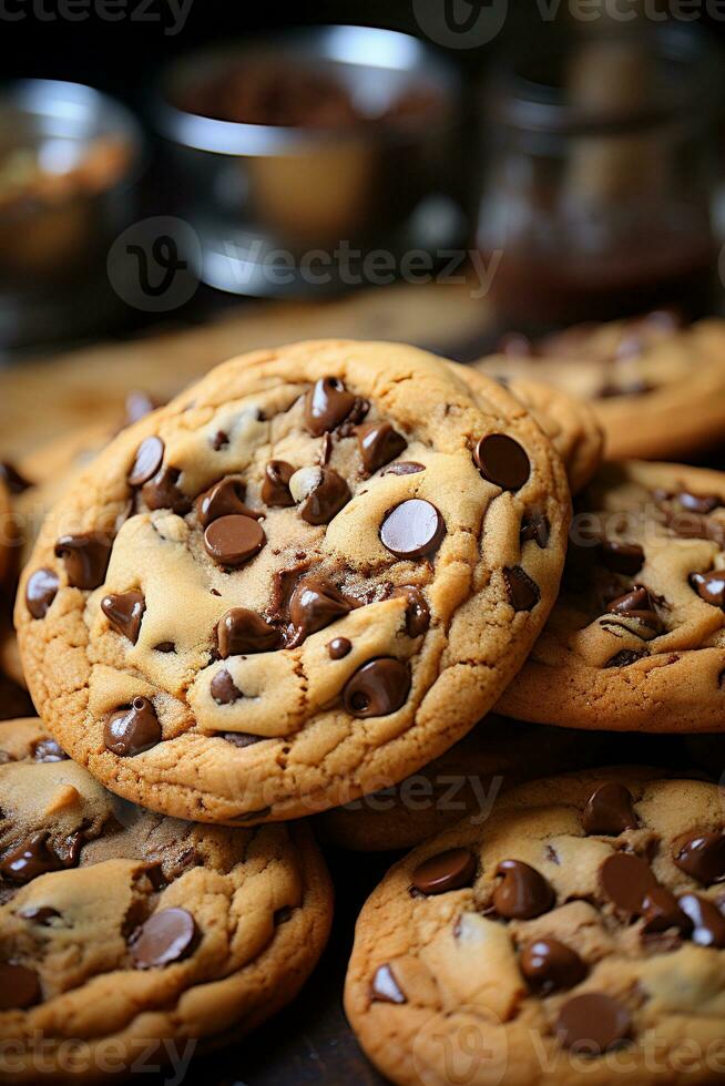 photo de délicieux biscuits arrangement