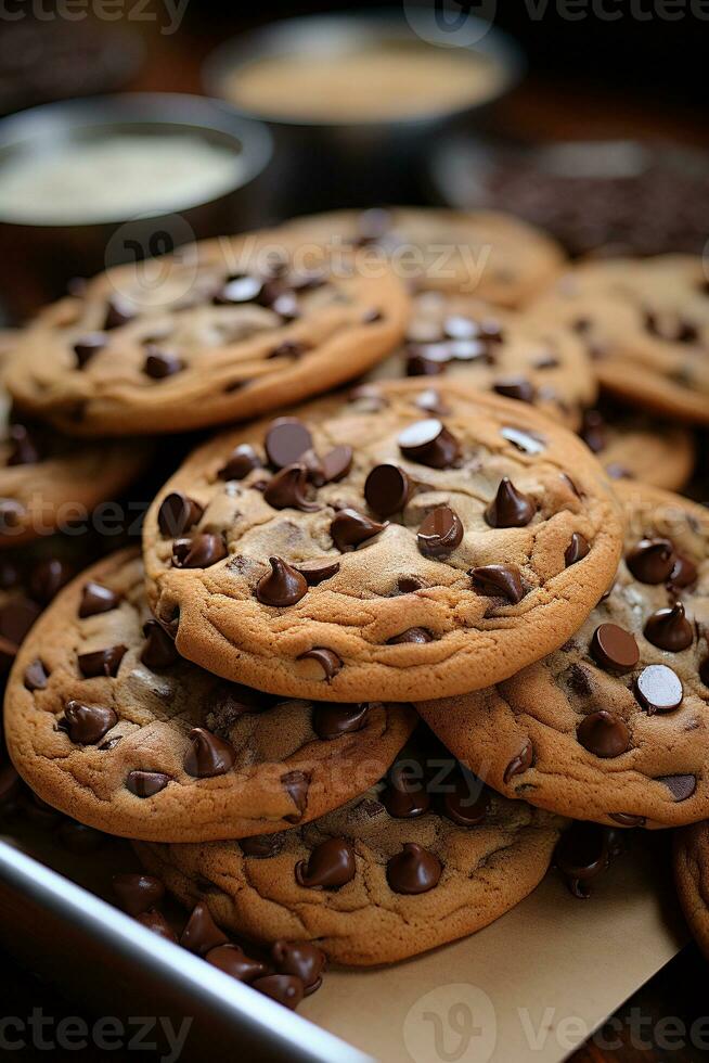 photo de délicieux biscuits arrangement