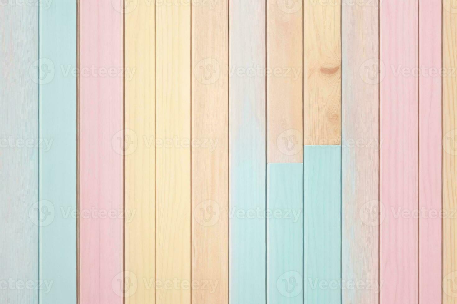 pastel en bois planches arrière-plan, pastel bois arrière-plan, en bois planches arrière-plan, bois arrière-plan, en bois arrière-plan, coloré bois arrière-plan, bois texture arrière-plan, ai génératif photo