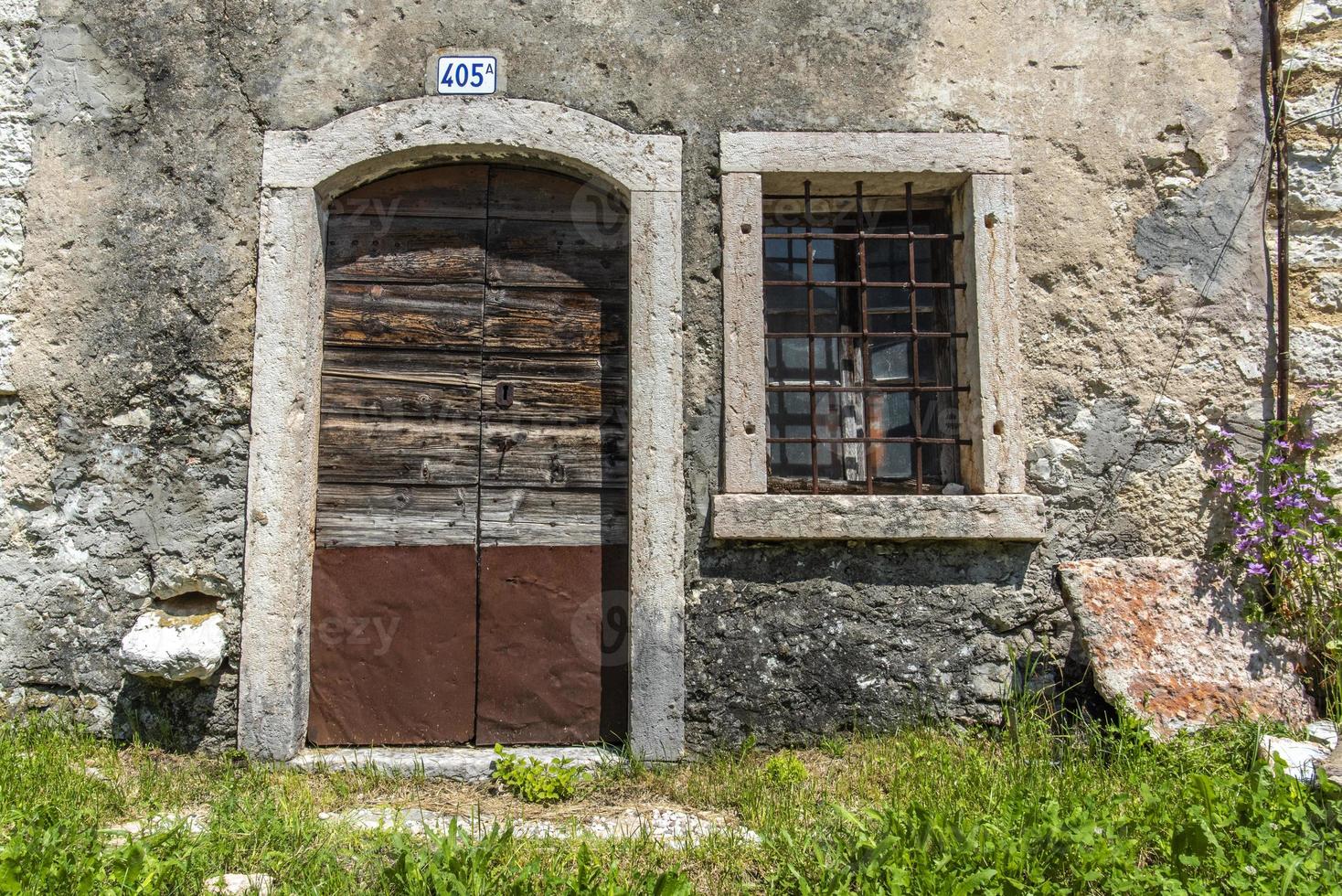 vieille porte en bois photo