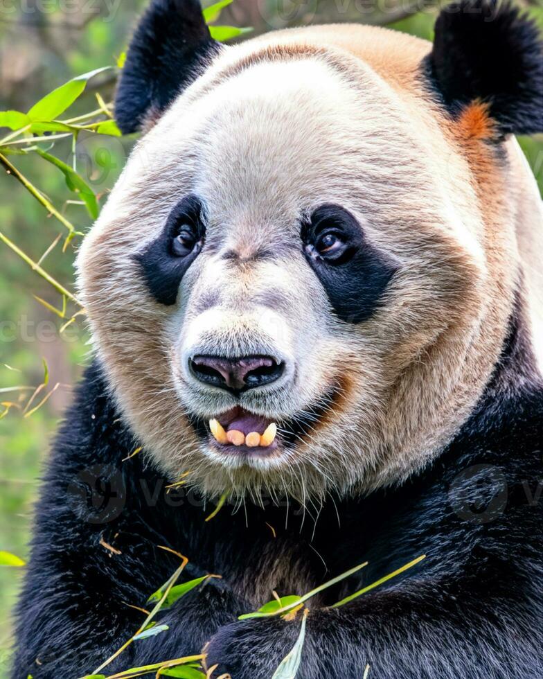 photo de géant Panda, le géant Panda est en danger espèce