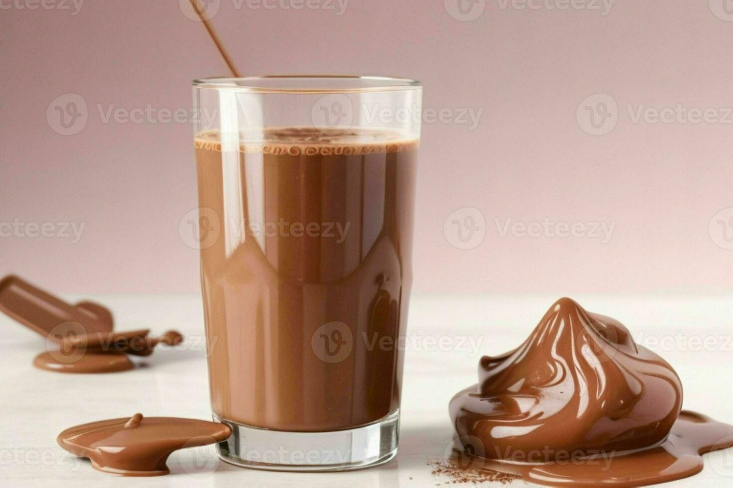 Chocolat lait. ai génératif pro photo