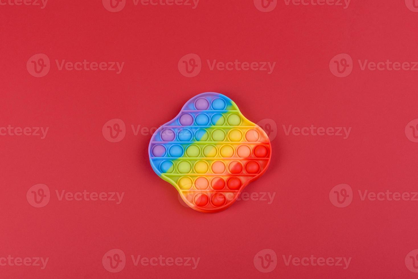 jouet pour enfants aux couleurs vives en silicone conçu pour soulager le stress photo
