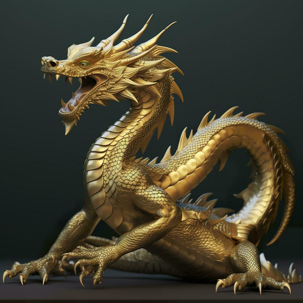 Objets BIM - Téléchargement gratuit! Sculptures 3D - Statue dragon chinois  - ACCA software