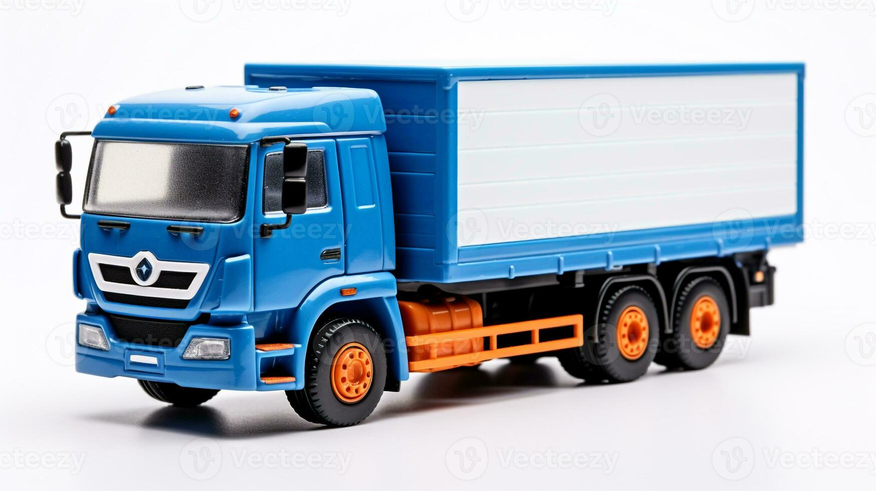 affichage une 3d miniature camion. génératif ai photo