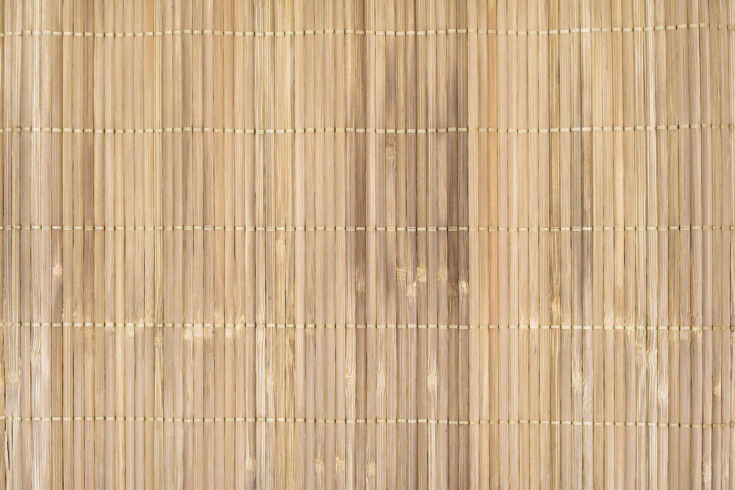texture de tapis de bambou japonais photo