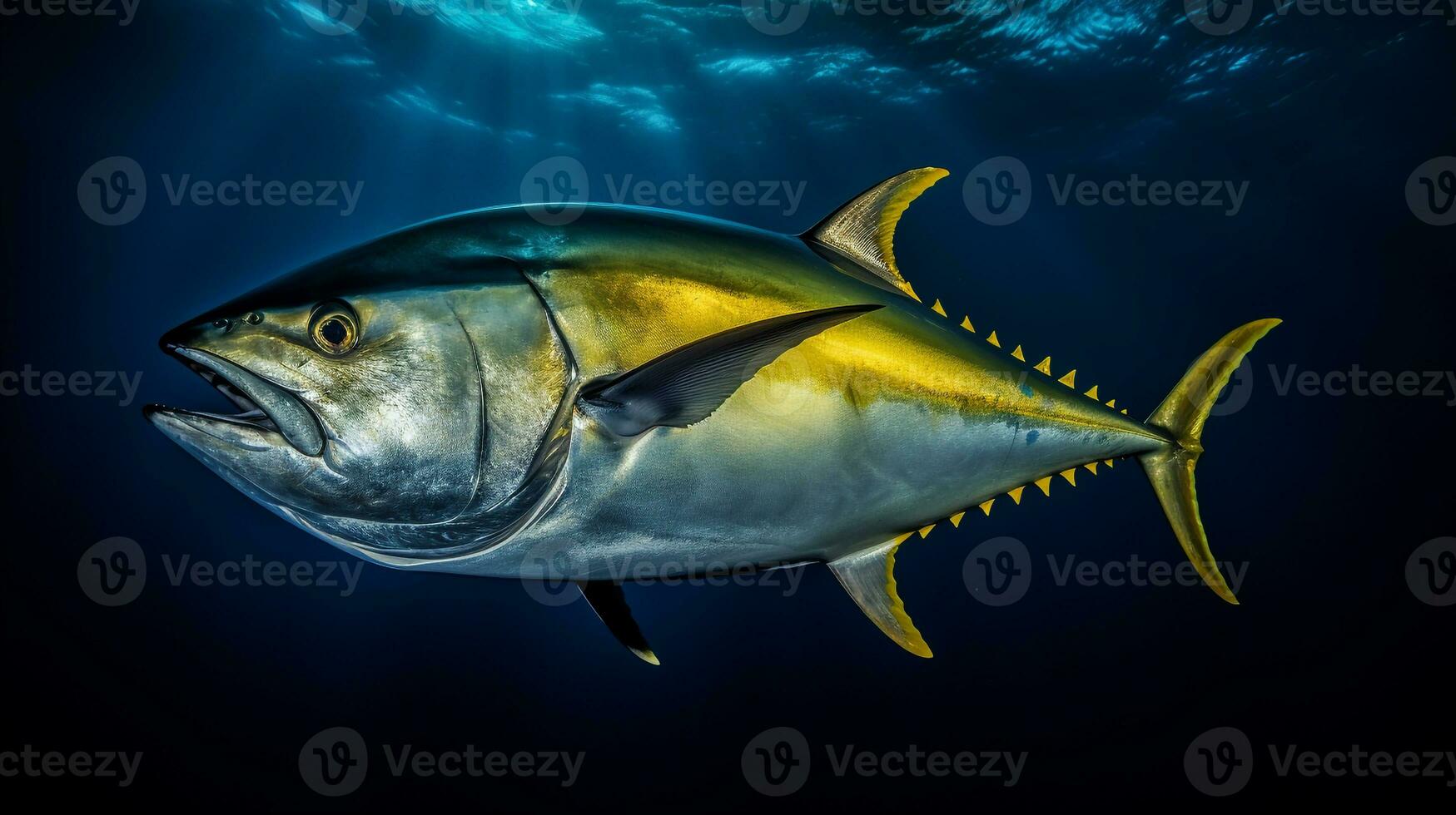 faune la photographie de photo de albacore thon. génératif ai