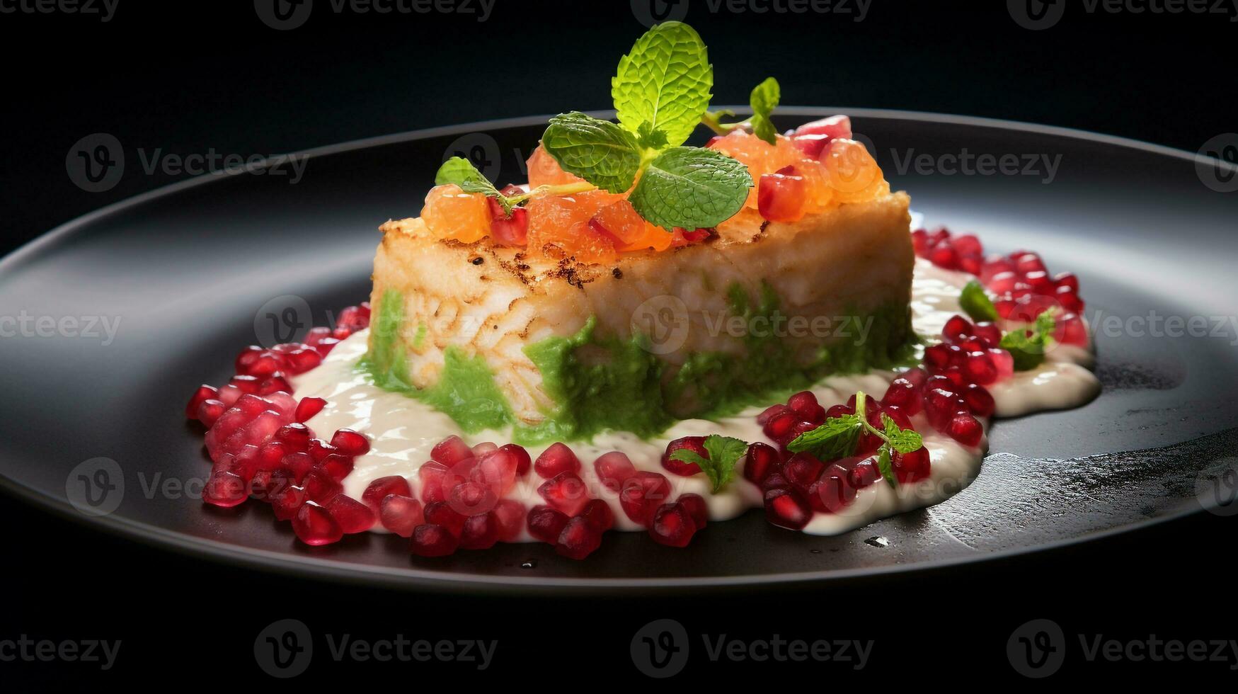 photo de faloodeh comme une plat dans une haut de gamme restaurant. génératif ai