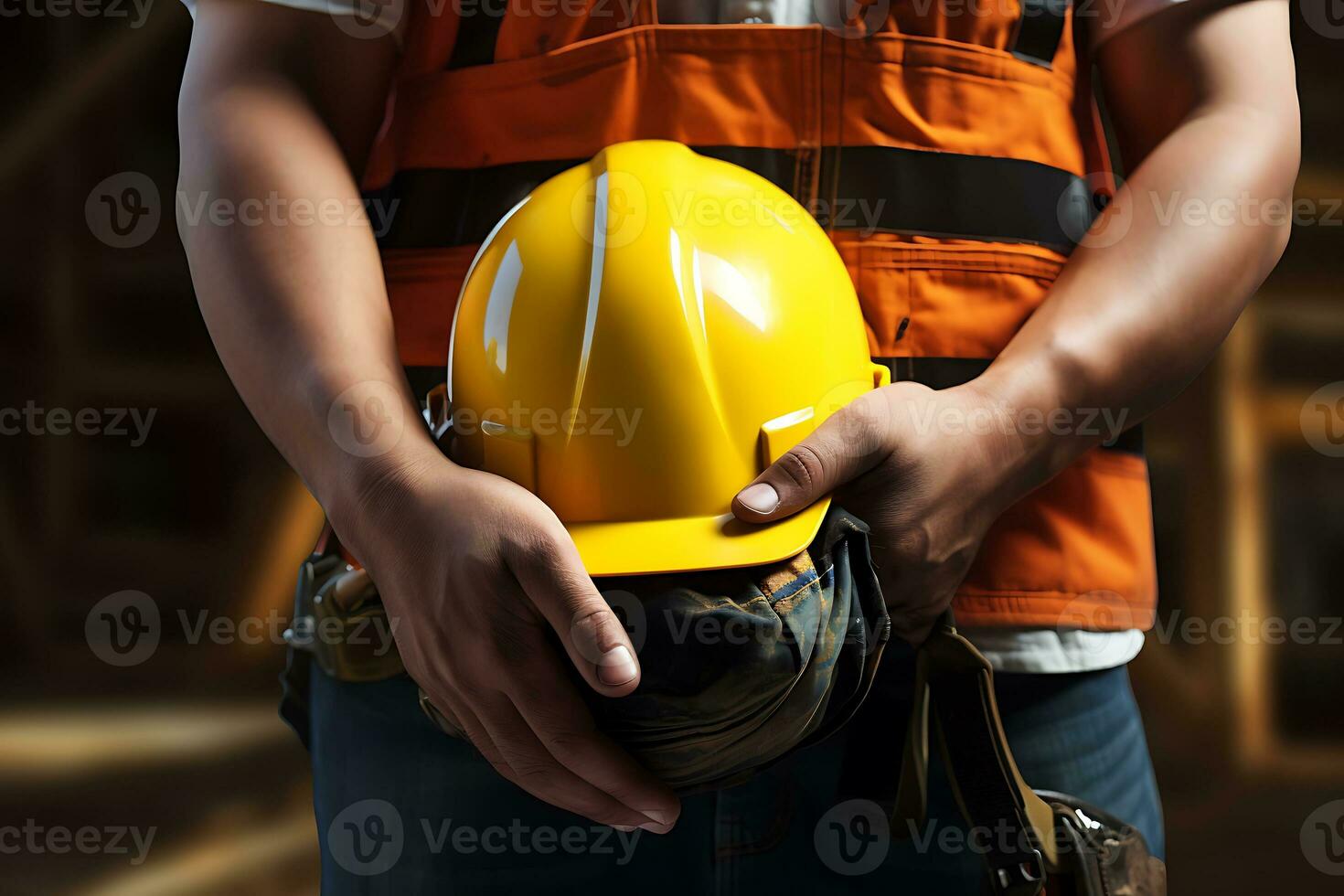 un homme d'affaires porte un casque de sécurité à l'aide d'un fond de  chantier de construction extérieur pour téléphone portable 2883907 Photo de  stock chez Vecteezy