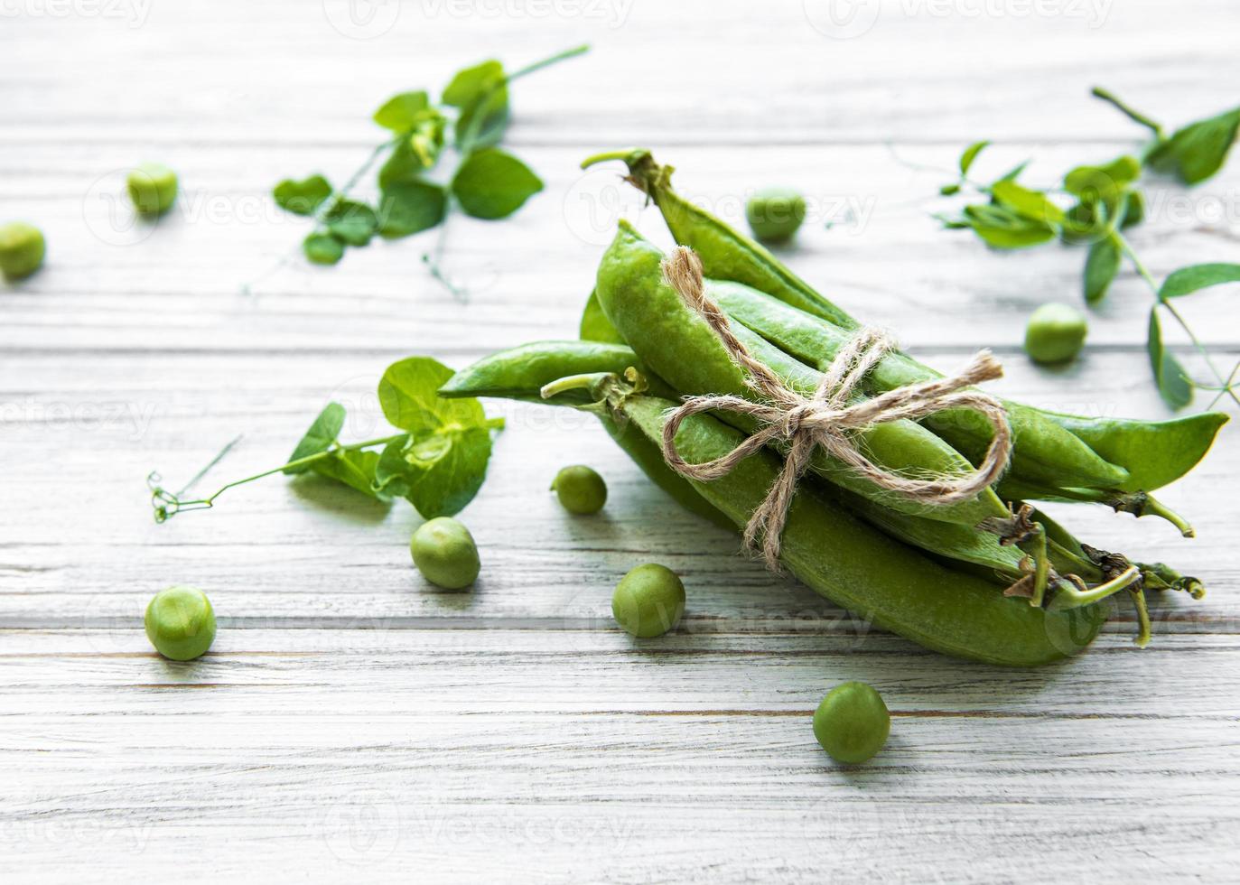 gousses de pois verts photo