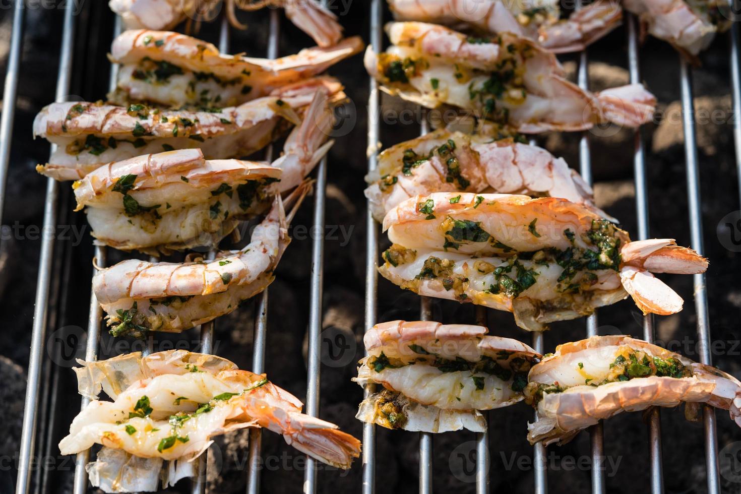 gambas rouges d'argentine grillées photo