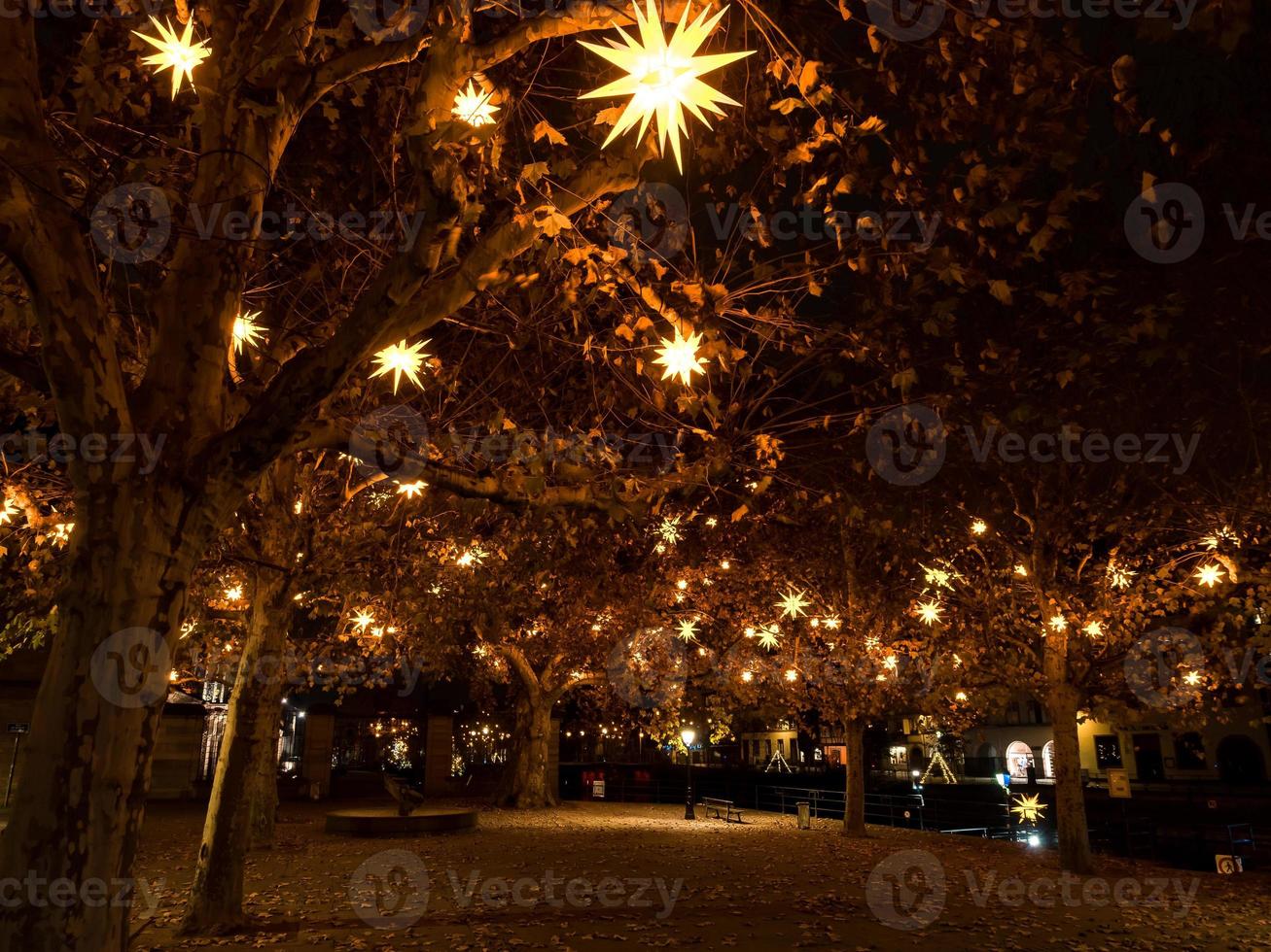 décorations de noël à strasbourg, france photo