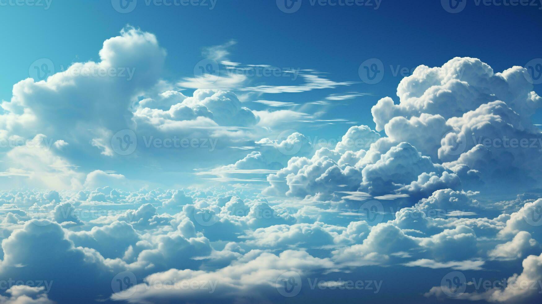 blanc des nuages Contexte sur bleu ciel photo
