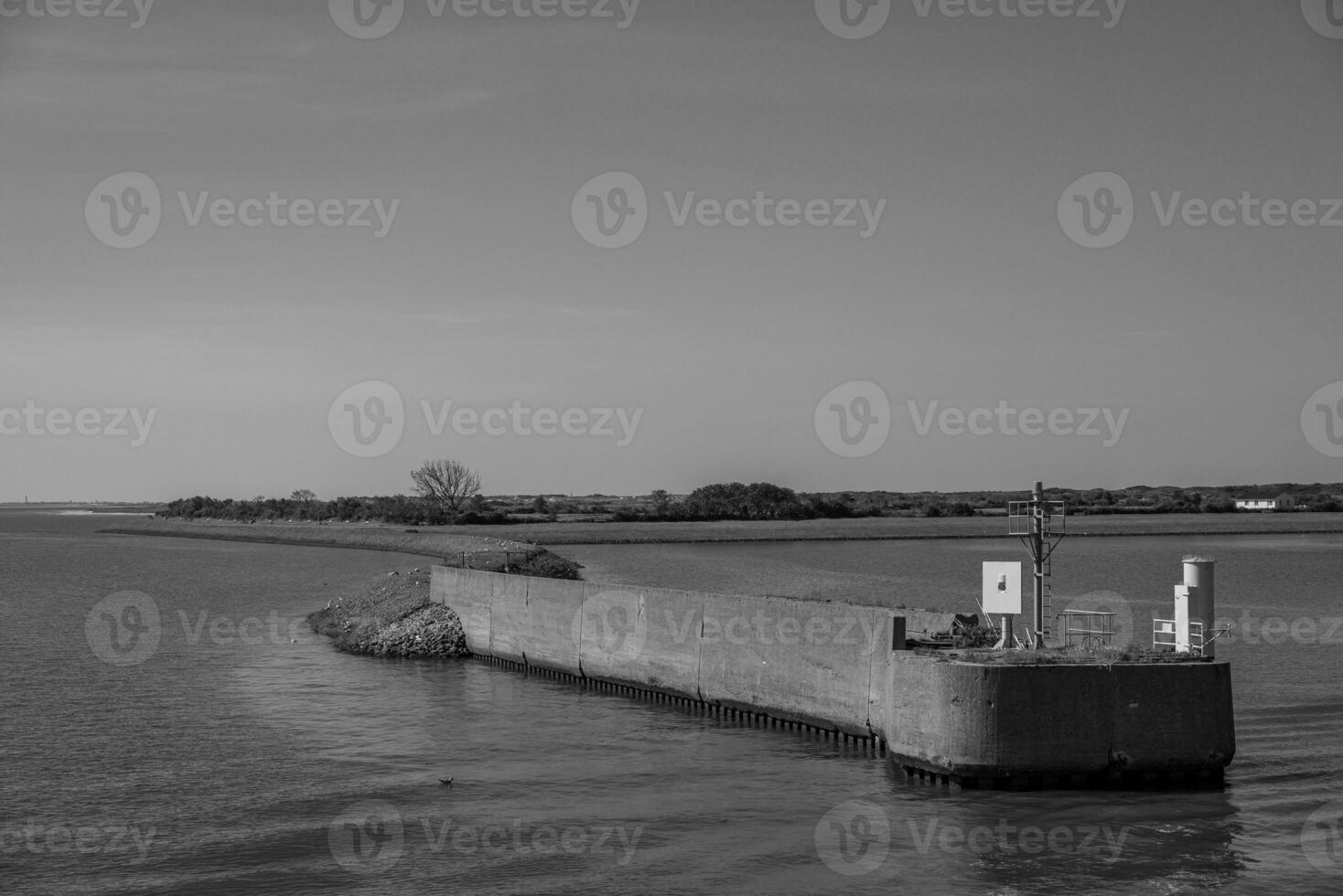 le plage de langeoog île photo