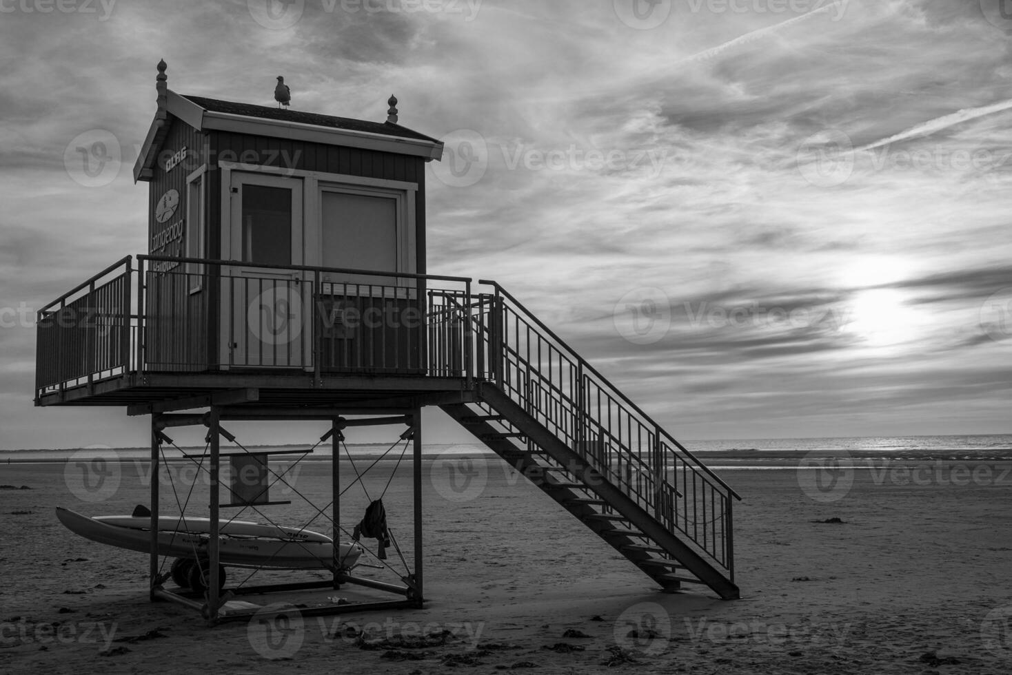 langeoog île dans le Nord mer photo