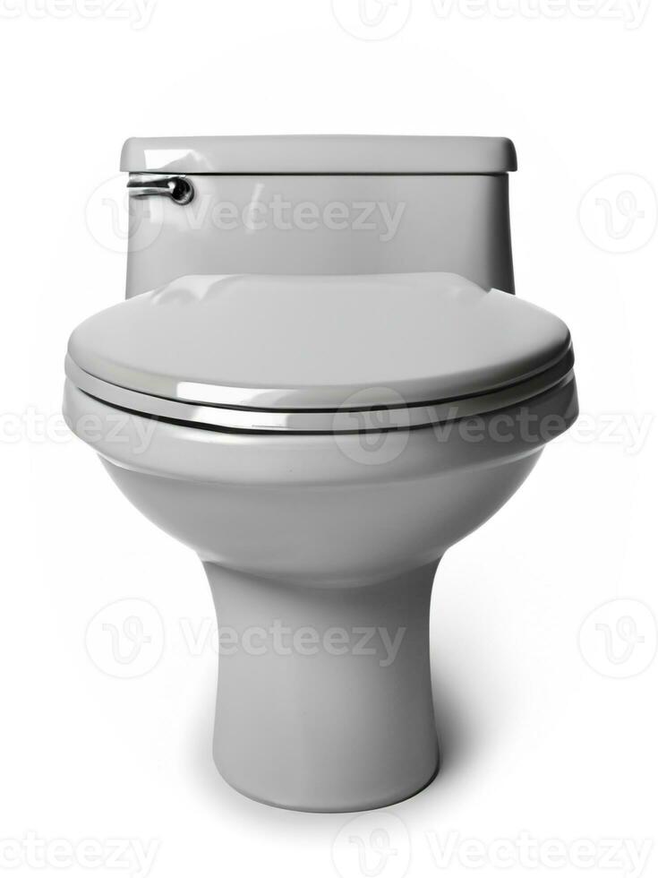 moderne toilette avec une blanc Contexte photo