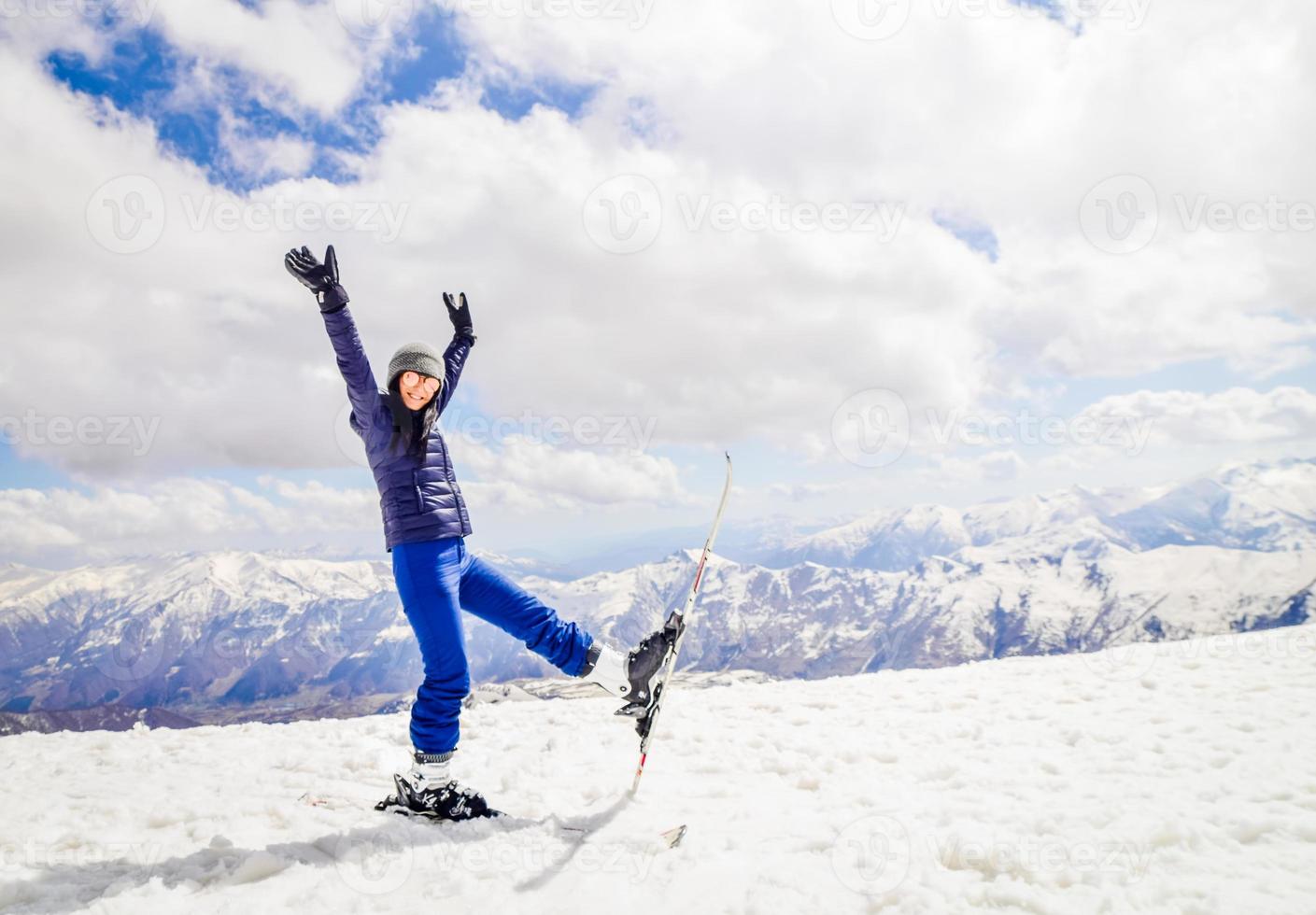 vacances de ski à gudauri, géorgie photo