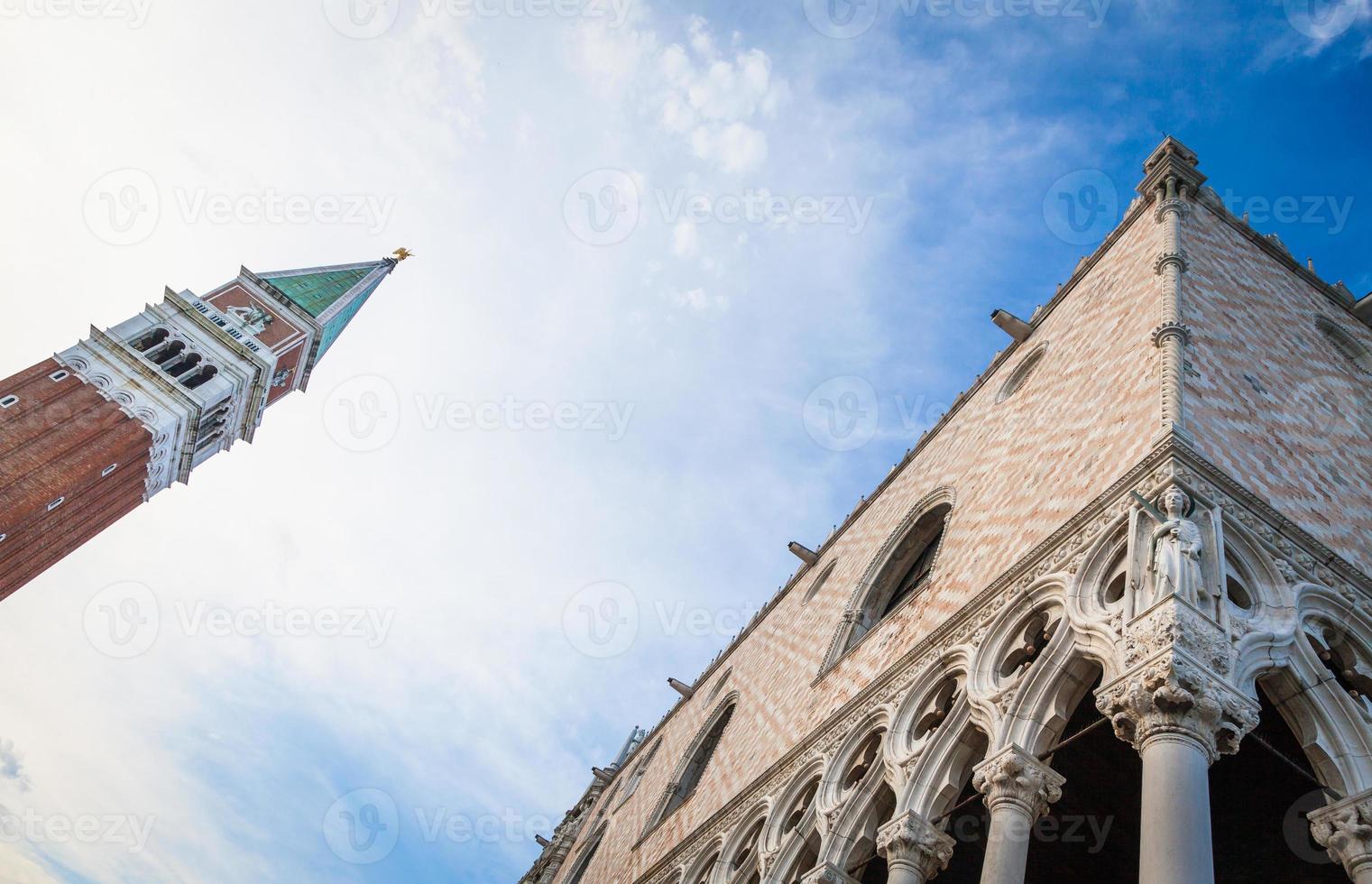 Venise, Italie - détail du palazzo ducale photo