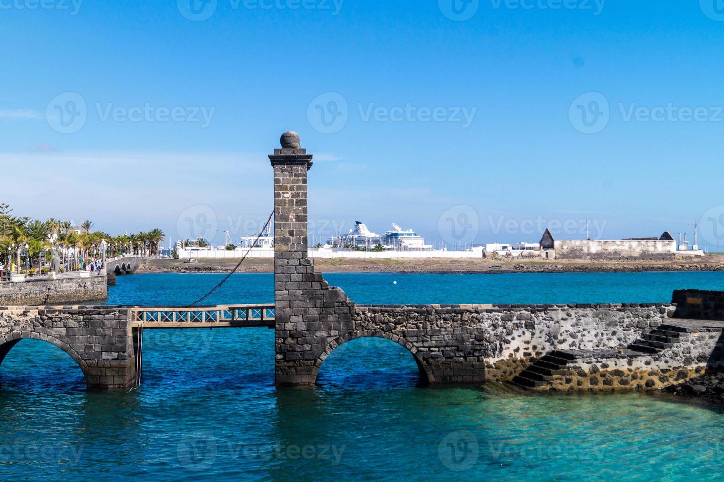 port intérieur arrecife lanzarote espagne photo