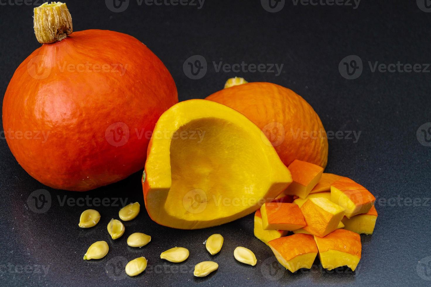 citrouilles sur un marché de producteurs photo