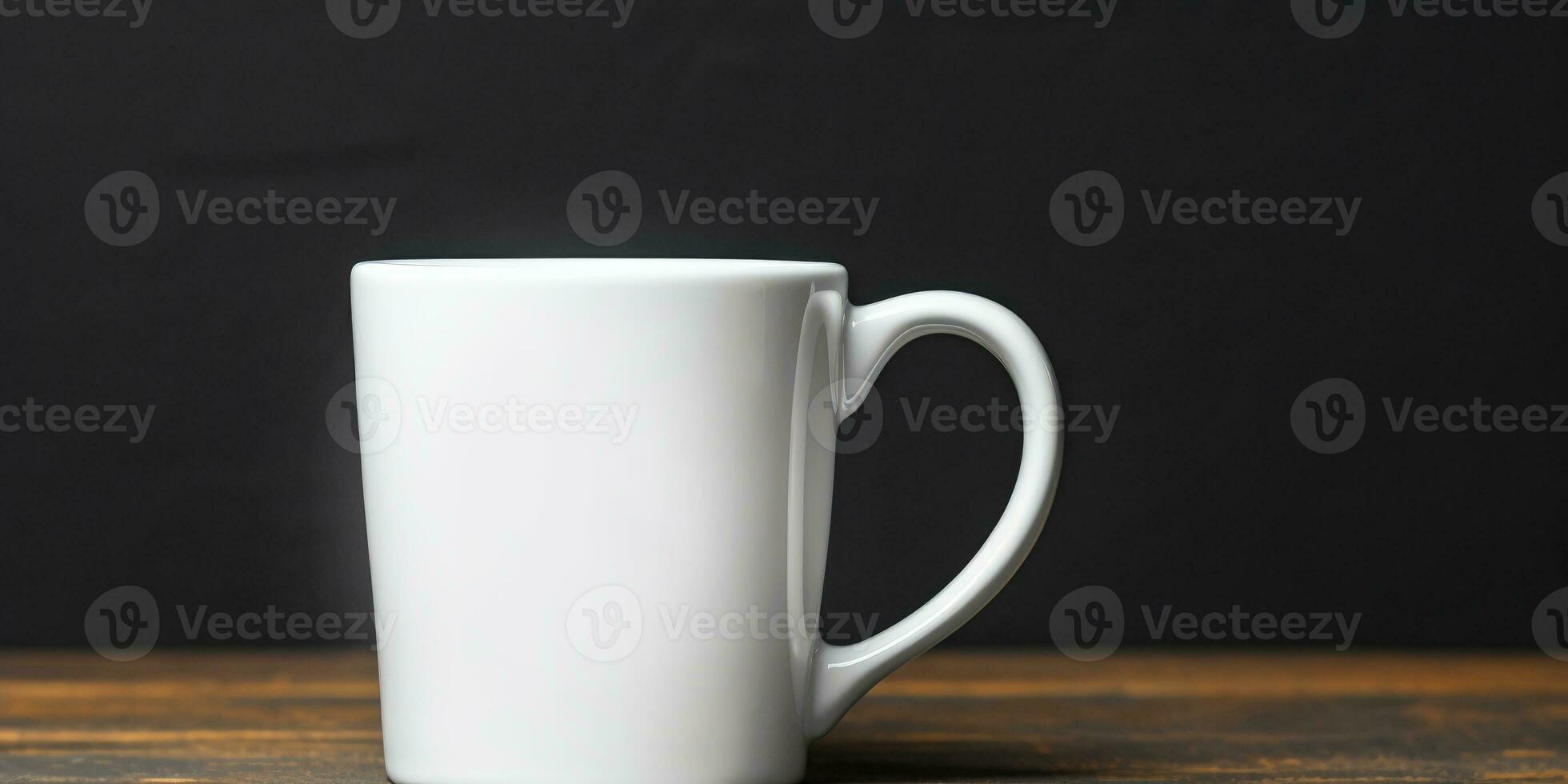 tasse pour café ou thé. endroit pour texte. génératif ai photo