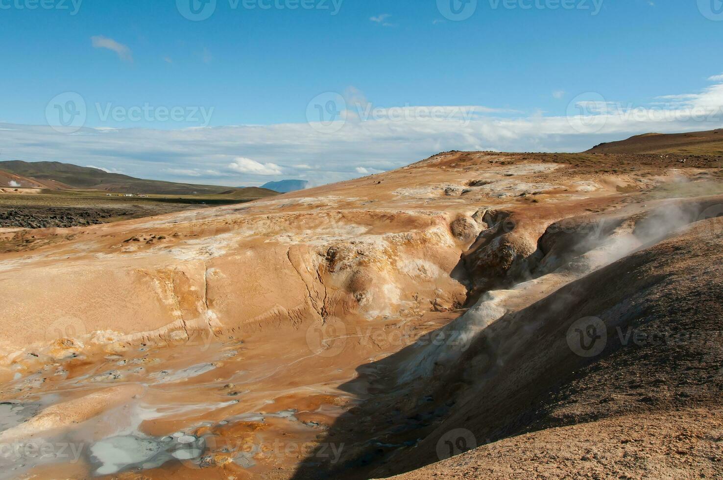 krafla est une volcanique système avec une diamètre de approximativement 20 kilomètres situé dans le Région de monvatn, nord Islande photo