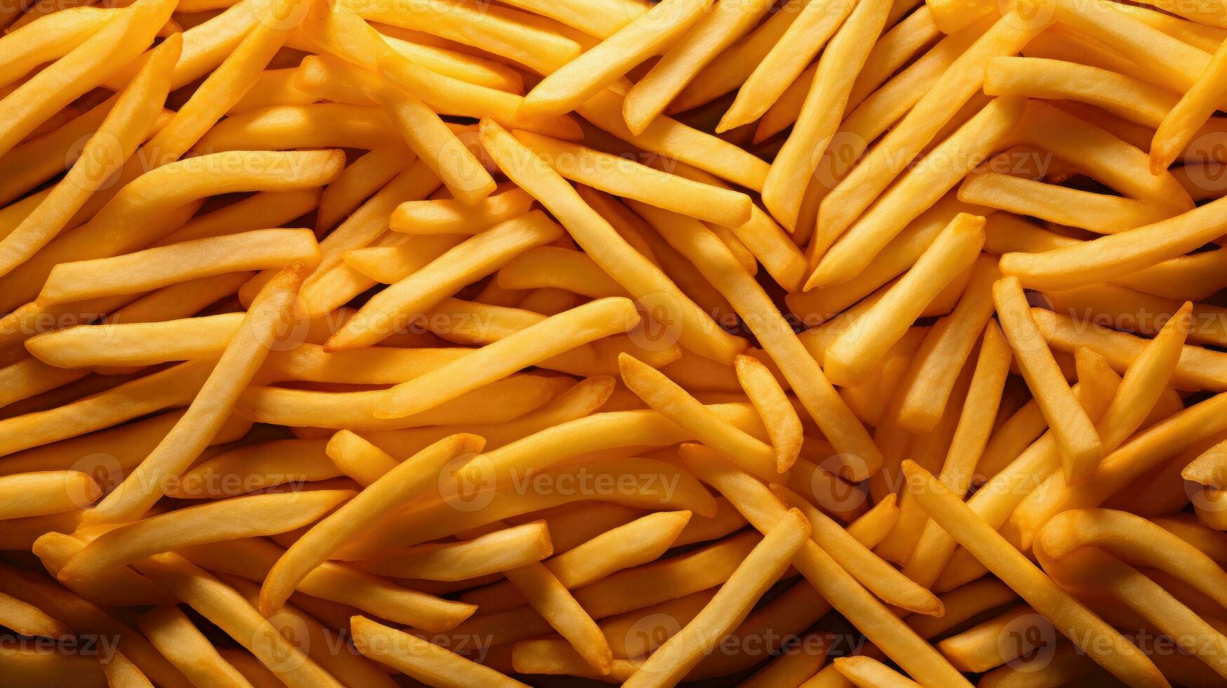 français frites Contexte ai généré photo