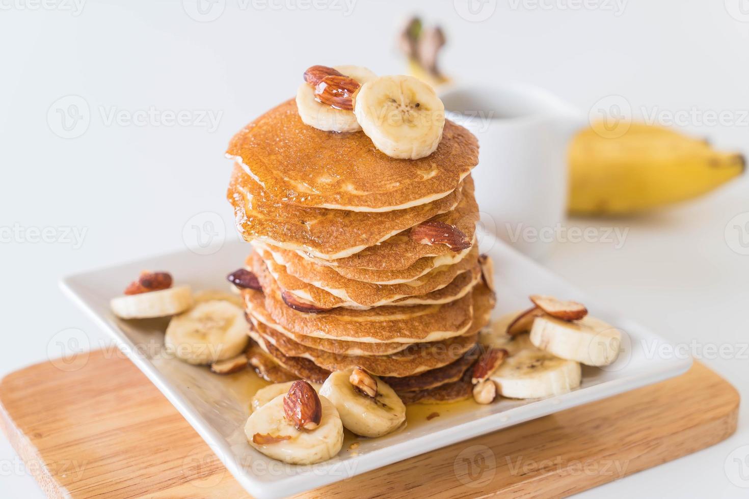 galette de banane aux amandes au miel photo