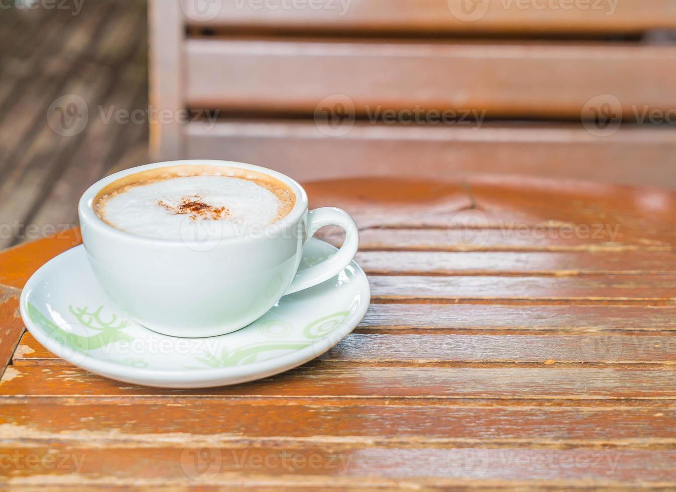 moka chaud dans un café photo