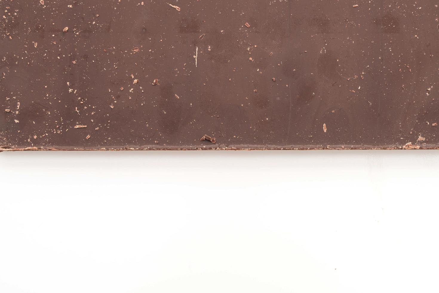 barres de chocolat sur fond blanc photo