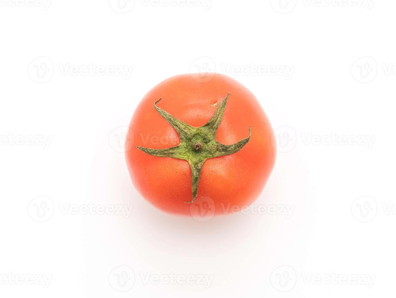 tomates fraîches sur fond blanc photo