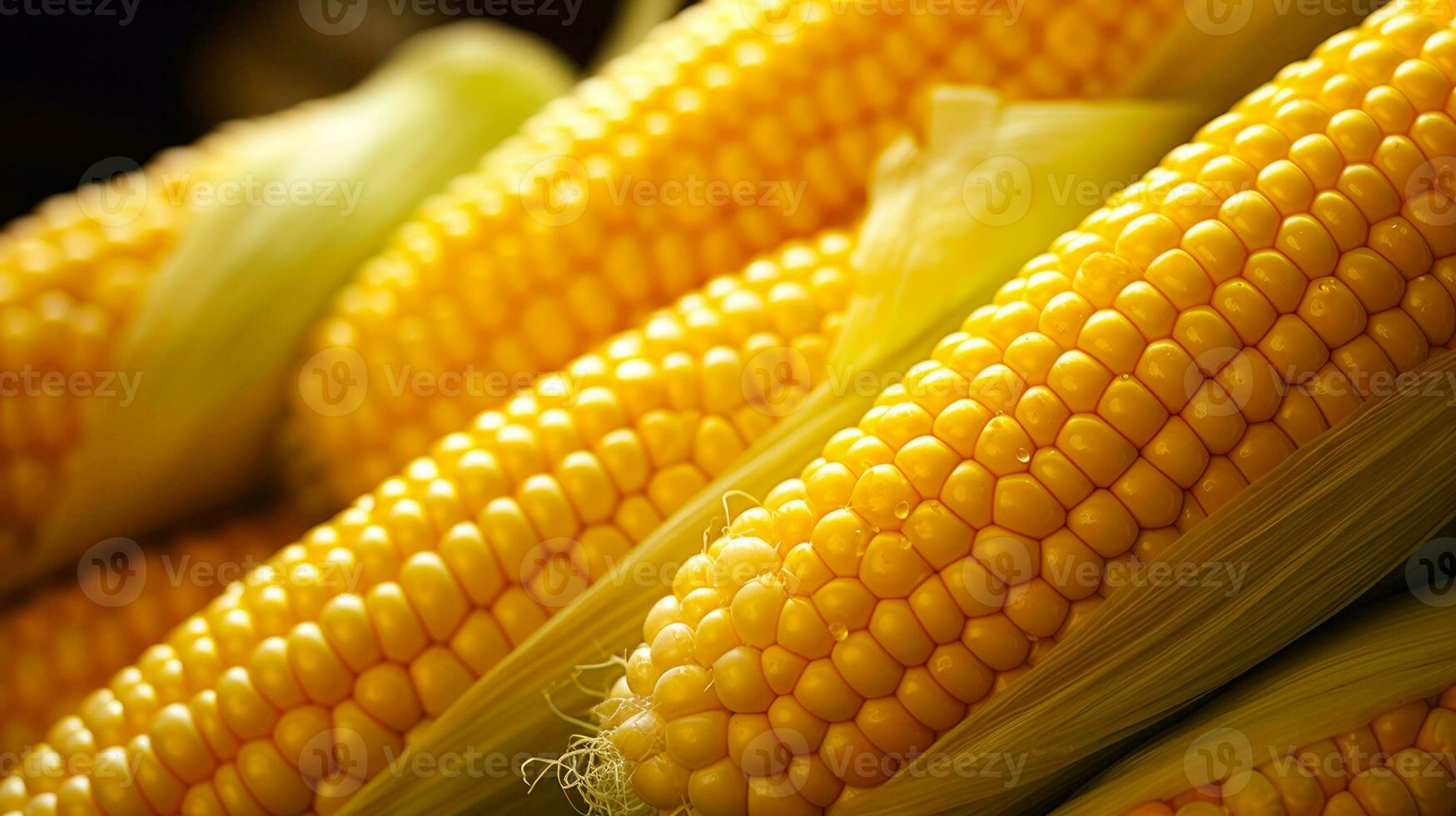 Jaune sucré blé génératif ai photo