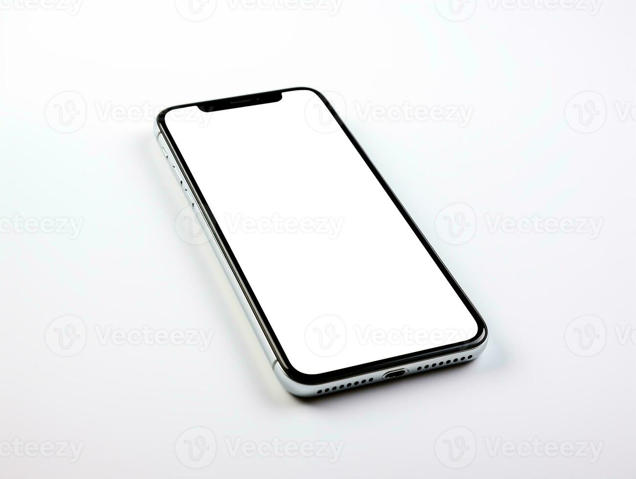 ai généré Vide écran téléphone intelligent photo