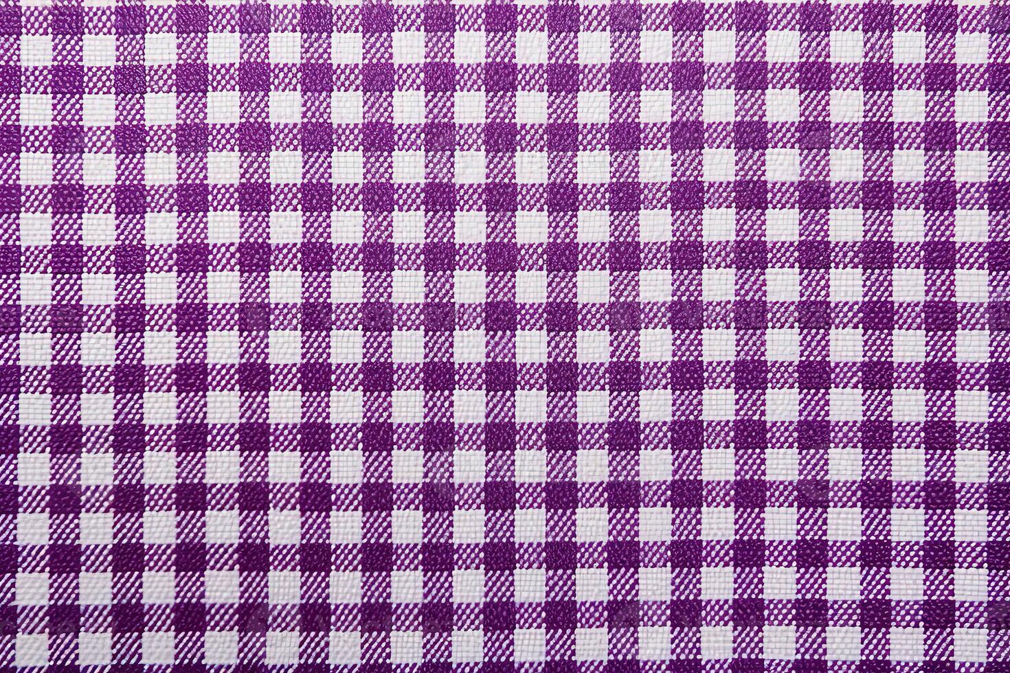 violet et blanc rayé en tissu texture Contexte. ai généré photo