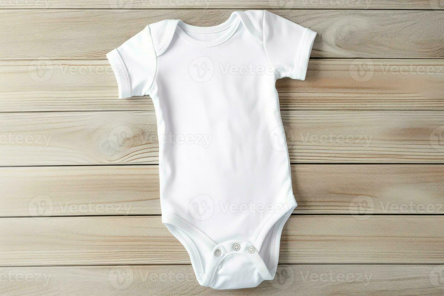 bébé blanc vêtements enfant. produire ai photo