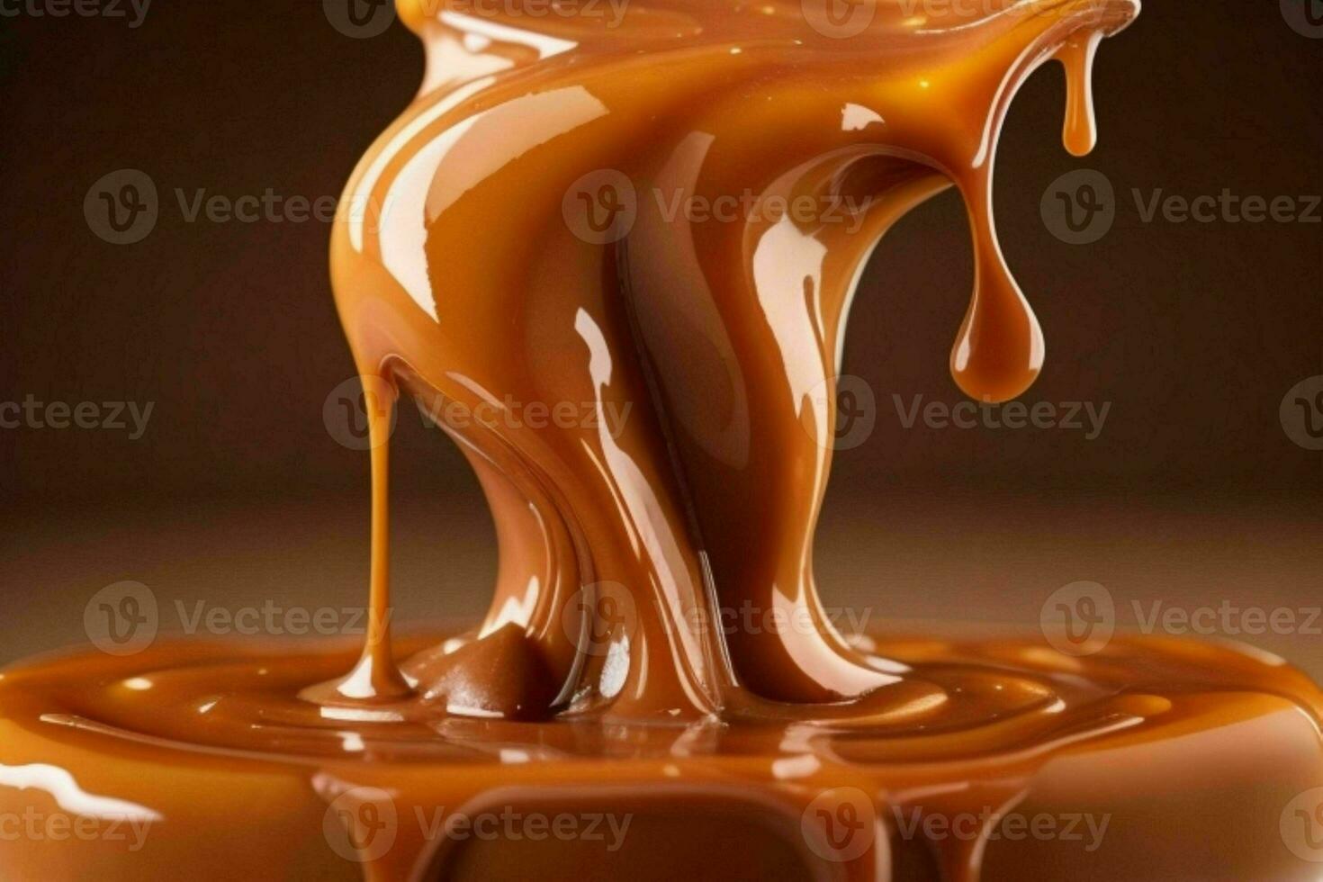 caramel fondu. ai génératif pro photo