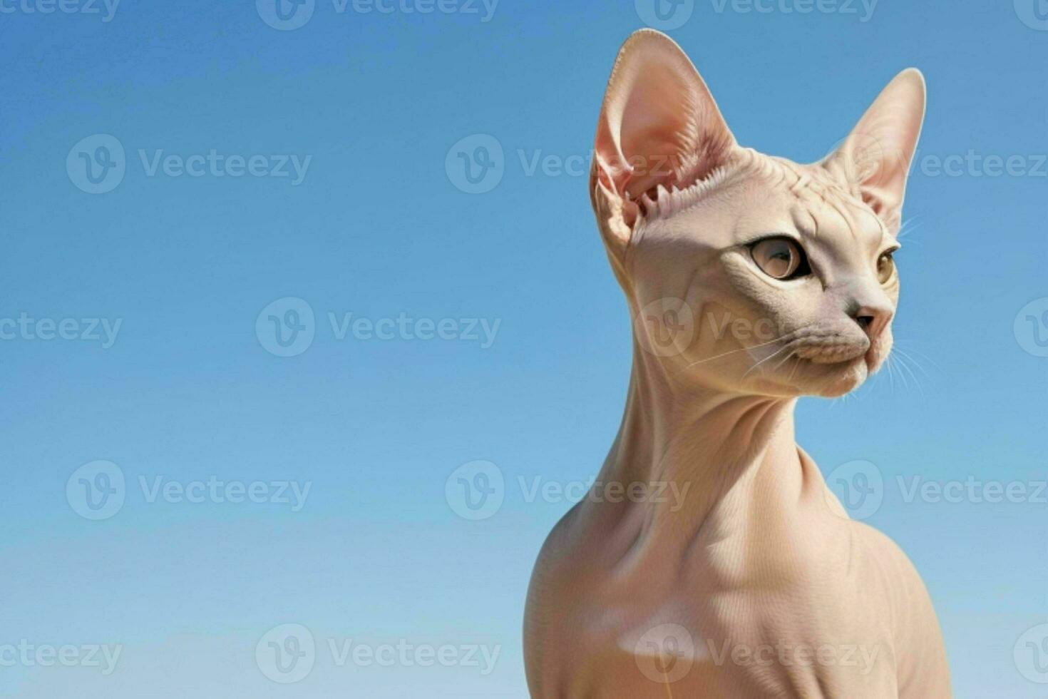 portrait de une sphynx chat. ai génératif pro photo