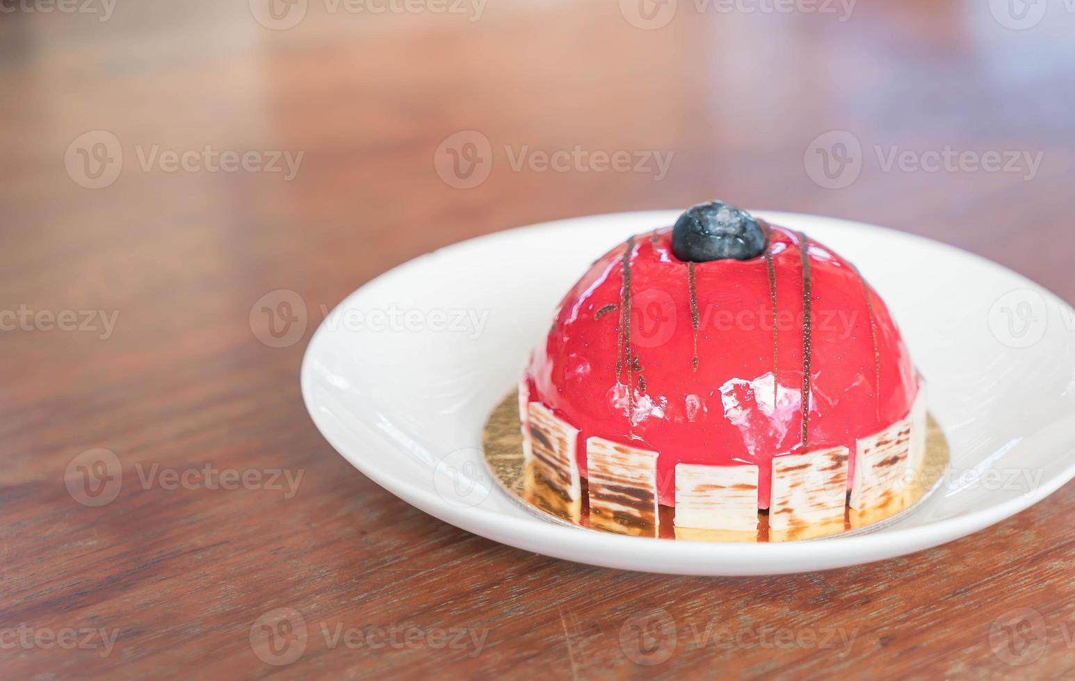 gâteau mousse framboise photo