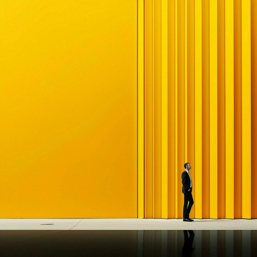 Jaune minimaliste fond d'écran photo