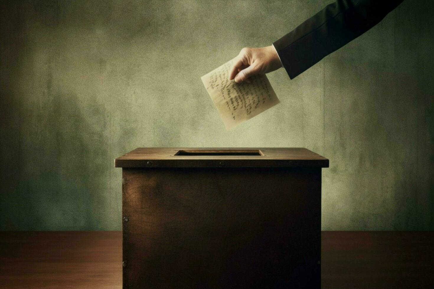 le droite à voter photo