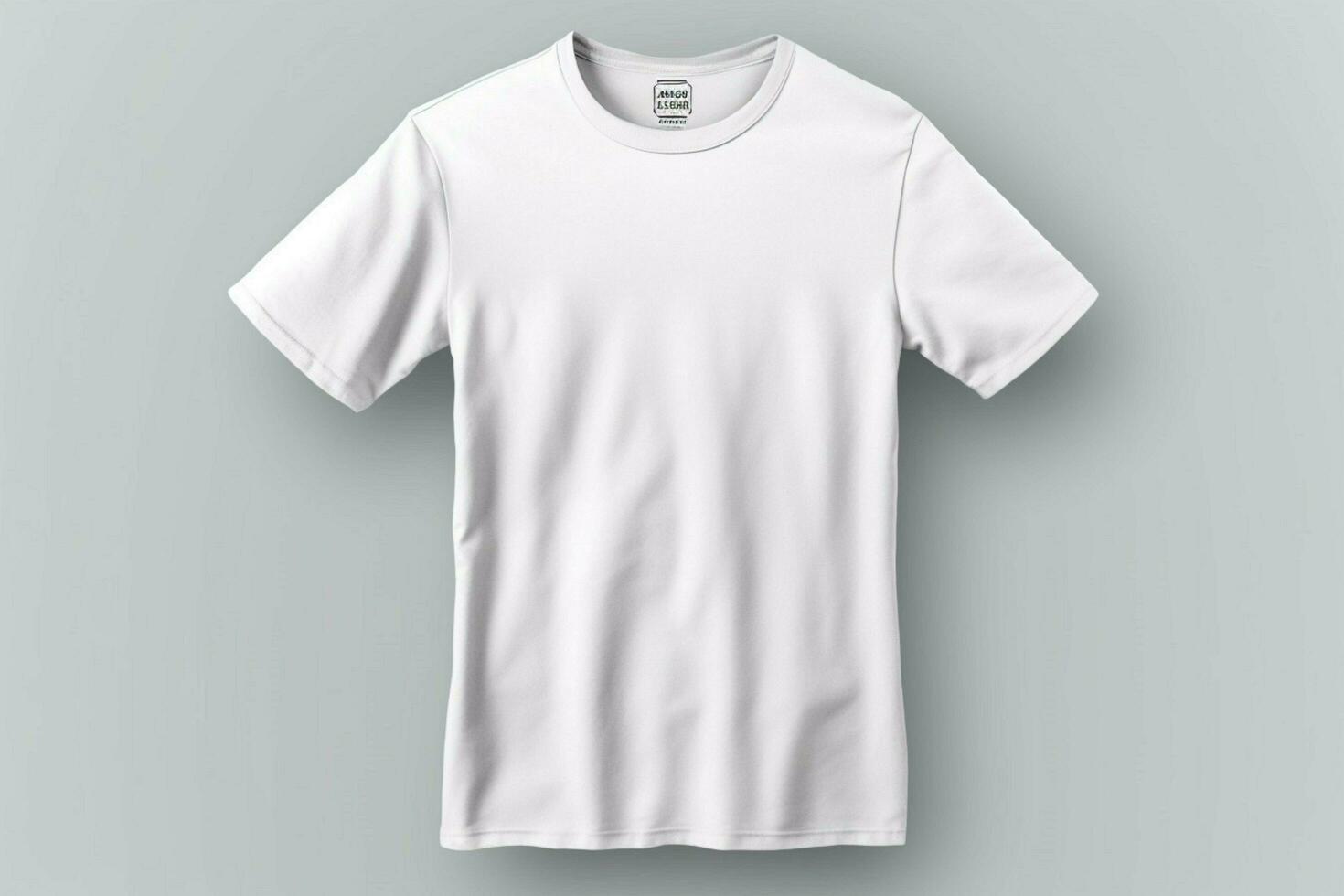 une plaine T-shirt maquette pour conception et impression photo