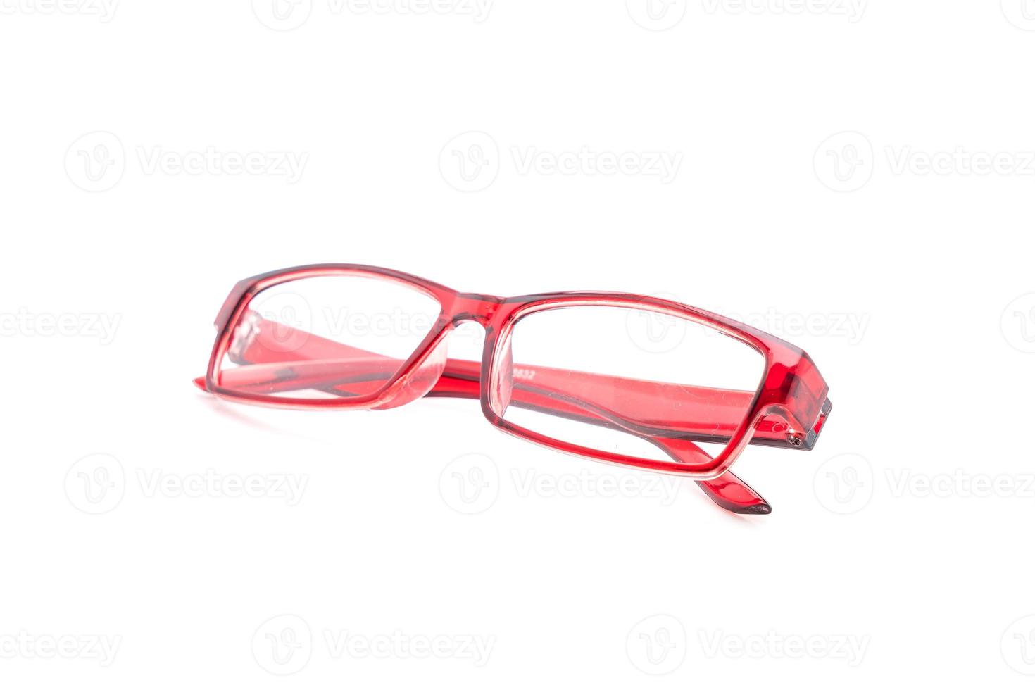 lunettes, lunettes ou lunettes sur fond blanc photo