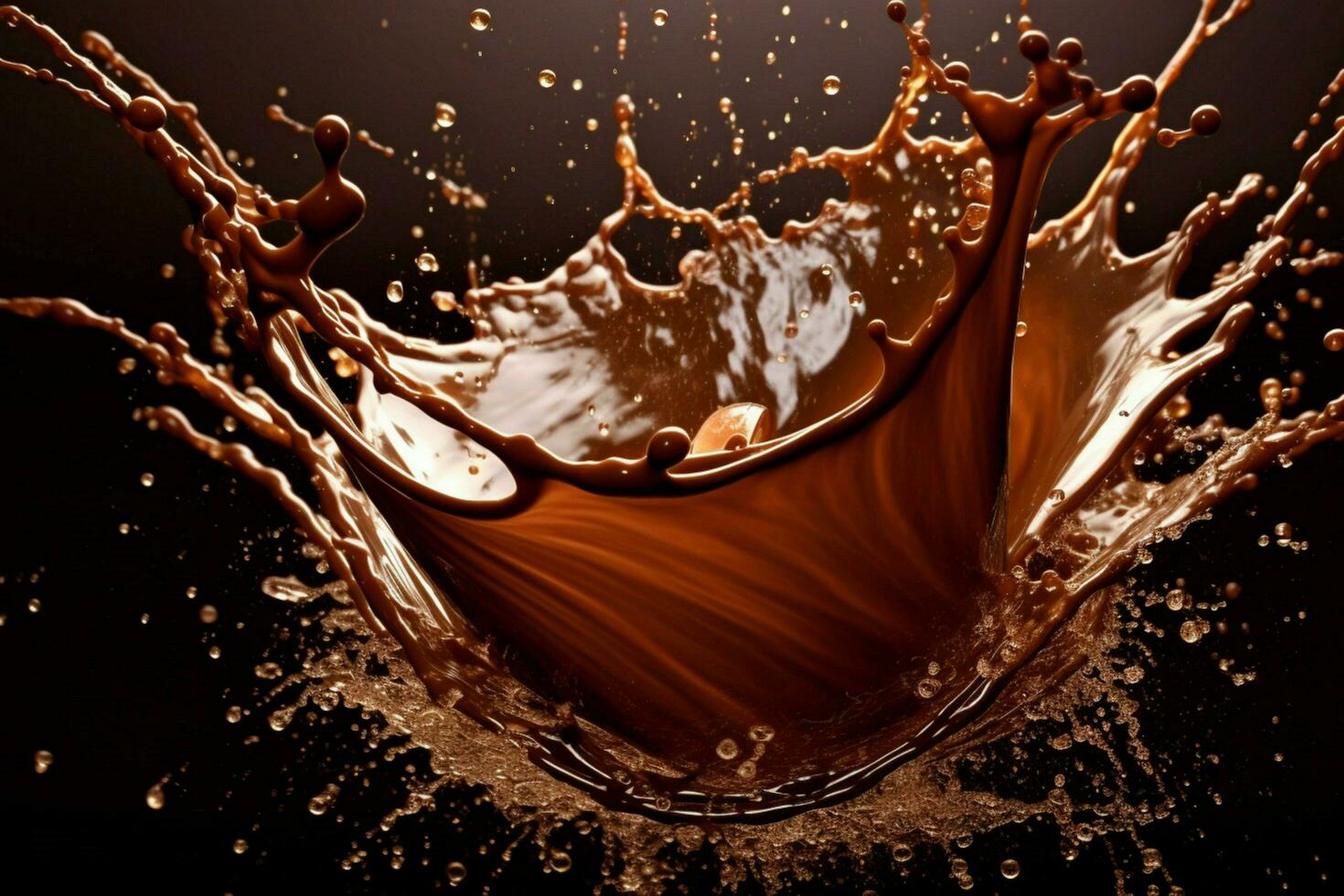 cacao Chocolat éclaboussure liquide photo