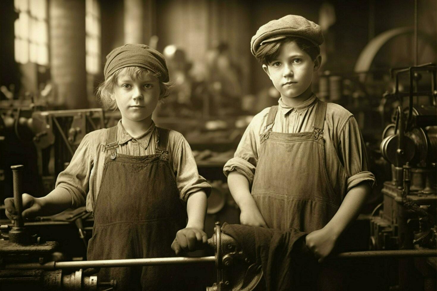 usine enfant ouvrier ancien 1800 année photo