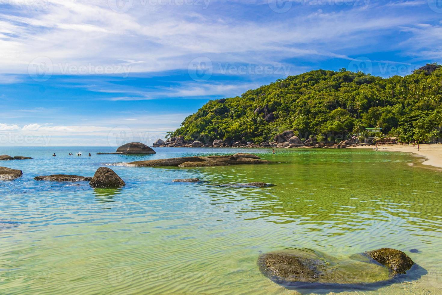 fantastique belle vue panoramique silver beach koh samui thailande. photo