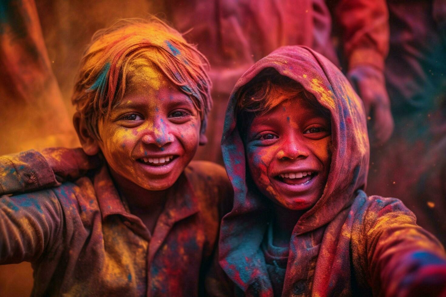 content Holi image HD photo