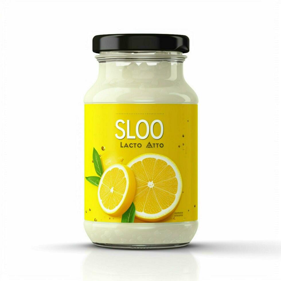 solo Australie citron parfumé avec blanc Contexte photo