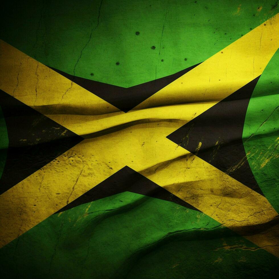 drapeau de Jamaïque haute qualité 4k ultra photo